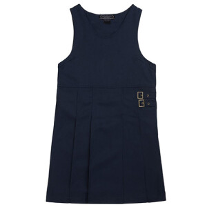 Girls Buckle Polyester Pinafore (10pcs)