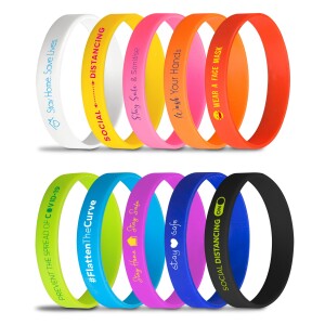 Fitwise Silicone Adult Wristband 100pcs