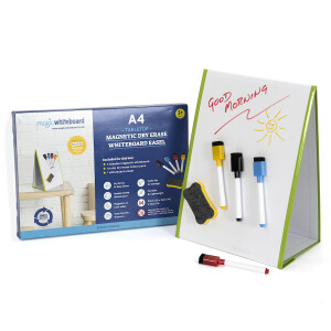 Tabletop Magnetic Whiteboard Kit A3