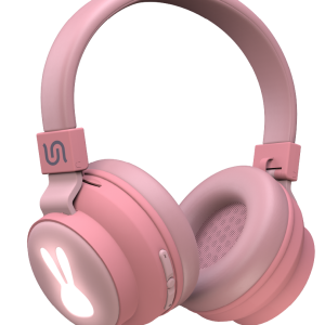 Soundtec By Porodo Kids Wireless Headphone Comfortable Pink