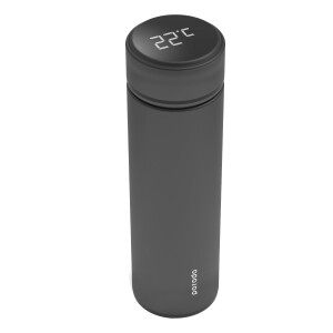 Lifestyle By Porodo Smart Water Bottle With Temperature Indicator Black