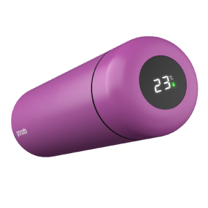 Lifestyle By Porodo Smart Water Bottle With Temperature Indicator  Pink